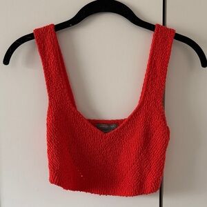 URBAN OUTFITTERS / Red Sweater Tank